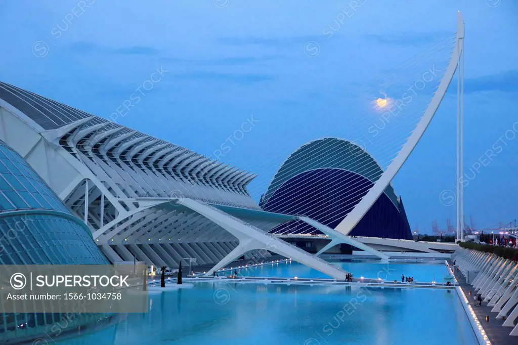 Spain, Valencia, City of Arts and Sciences,