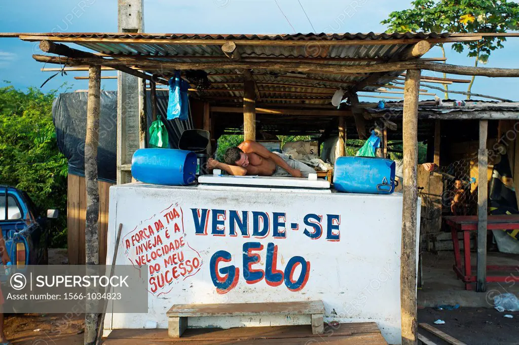 Ice shop, Manaus  Rio Negro Black River, Amazonas state, the Amazon, Brazil.
