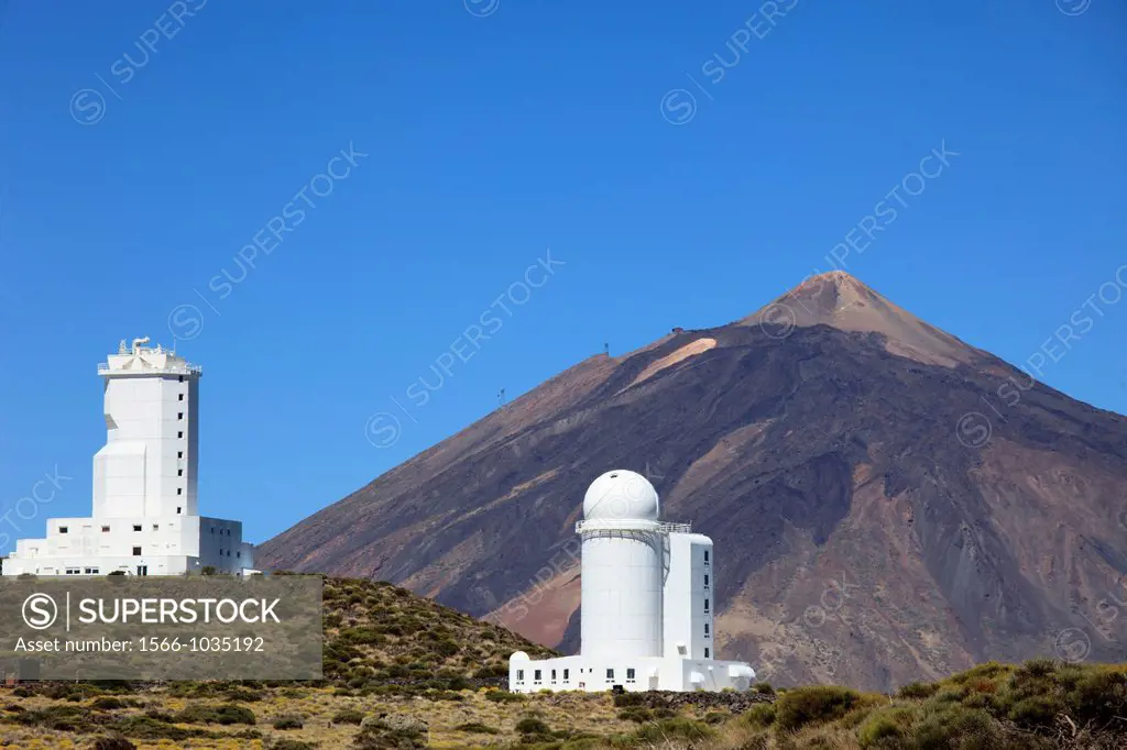 Spain, Canary Islands, Tenerife, Pico del Teide, Astronomical Observatory,