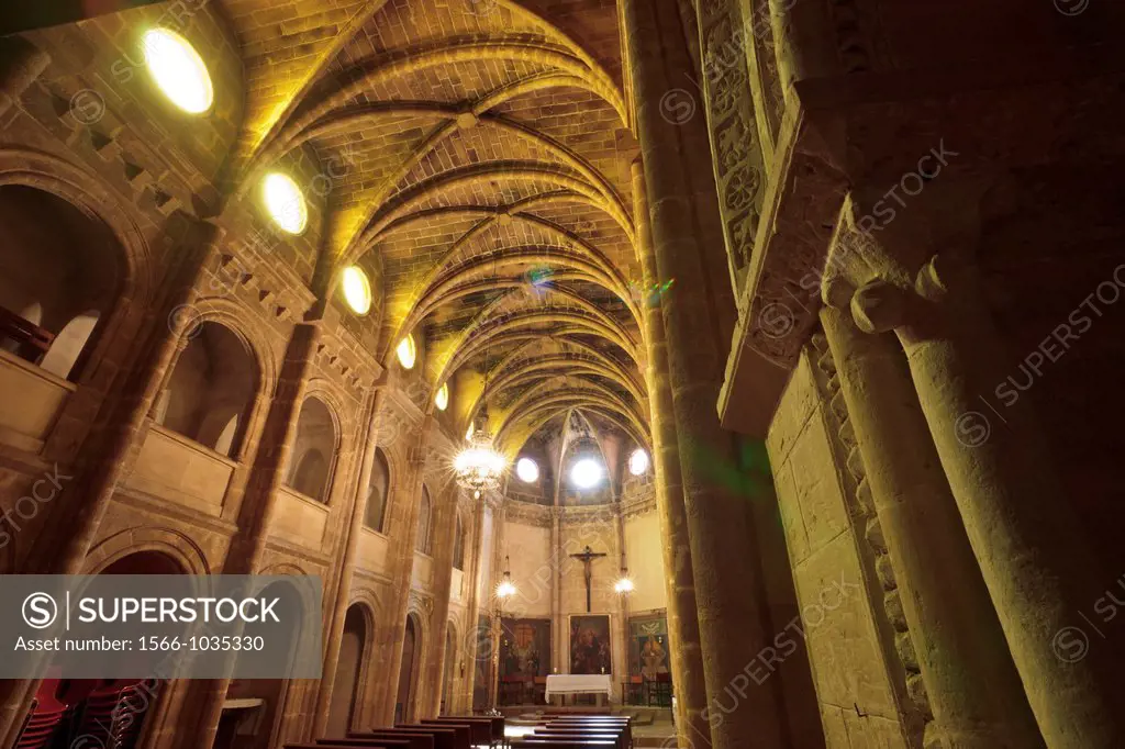Chapel of Temple, XIII century nave with vault Palma Mallorca Balearic Islands Spain