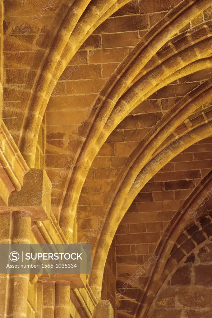 Chapel of Temple, XIII century nave with vault Palma Mallorca Balearic Islands Spain