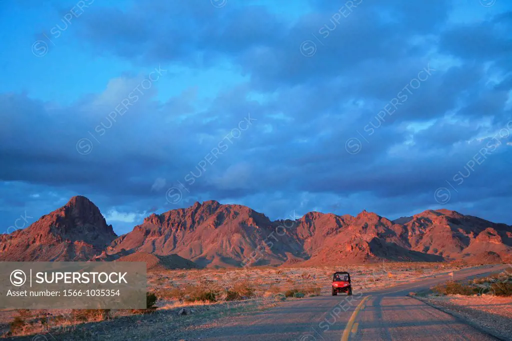 Oatman area landscape, Historic Route 66, From Kingman to Seligman, Arizona, USA.