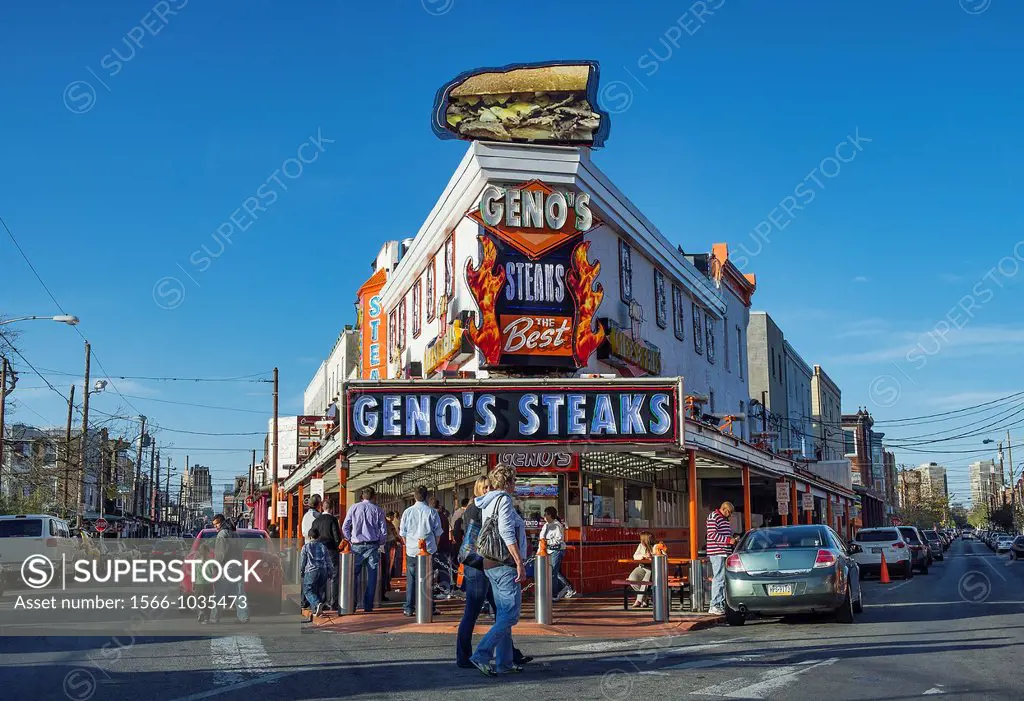 Famous Geno´s Steaks, South Philly, Philadelphia, PA, USA