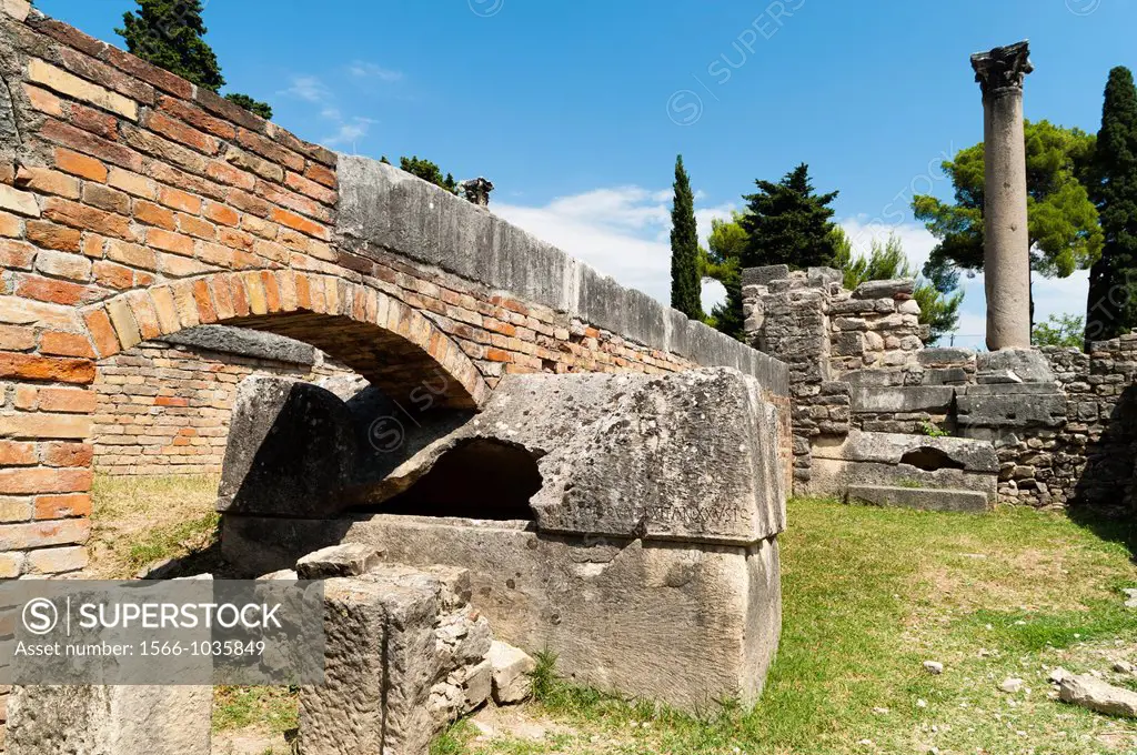 Roman ruins of Solin (Salona in Latin), region of Dalmatia, Croatia, Europe