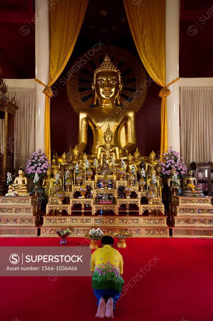 Interior, Wat Phra Singh, Chiang Mai, Thailand