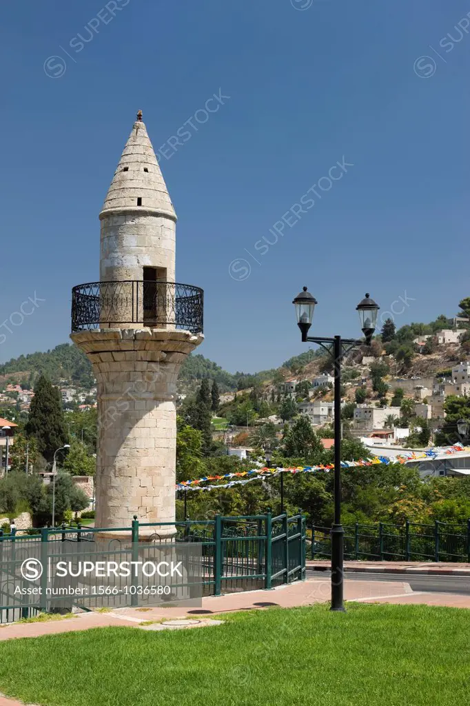 Mineret Mosque Safed Old Hilltop Village Upper Galilee Israel