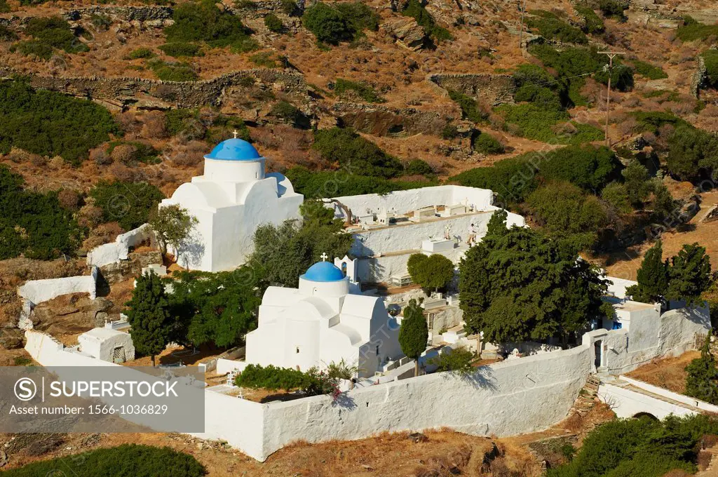 Greece, Cyclades islands, Sifnos, Kastro village