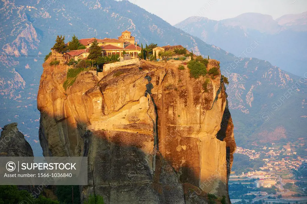 Greece, Thessaly, Meteora, Unesco World Hertitage, Holy Trinity monastery Agia Triada