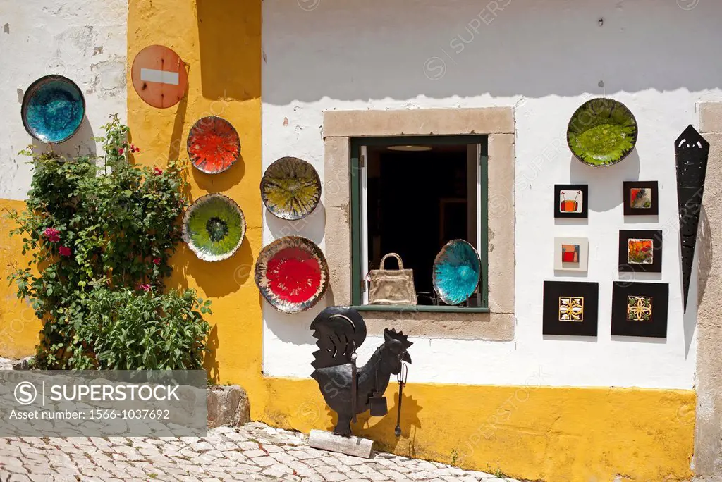 historic town Obidos near Caldas da Rainha, Leiria district, UNESCO heritage, Portugal