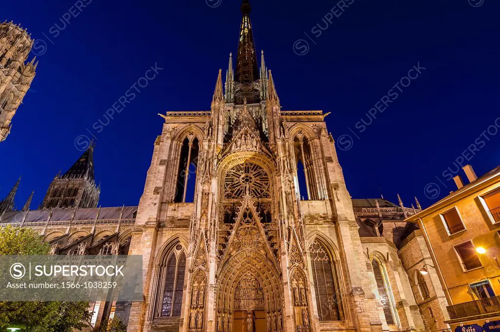 Notre Dame Cathedral, Rouen, Normandy, France, Europe