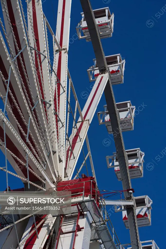 Ferris wheel at the annual fair in Bremen, Germany, Europe