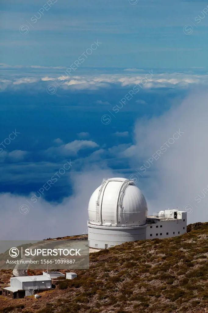 The William Herschel Telescope WHT, Roque de los Muchachos Observatory, La Palma, Canary Islands, Spain   The William Herschel Telescope, inaugurated ...