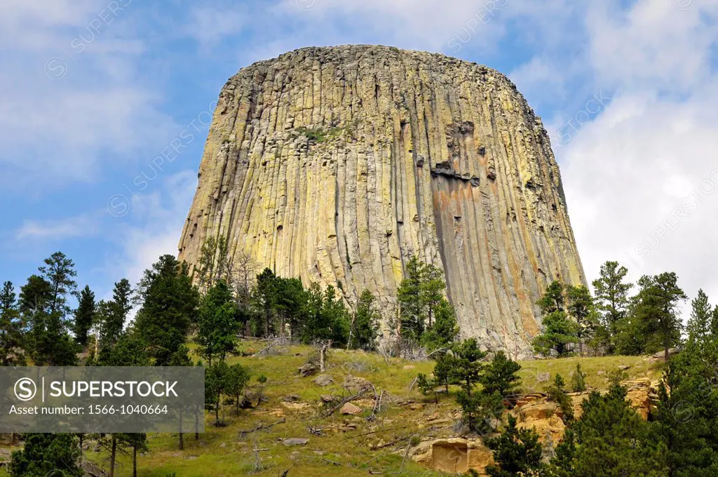 Devil´s Tower National Monument Wyoming WY igneous intrusion laccolith