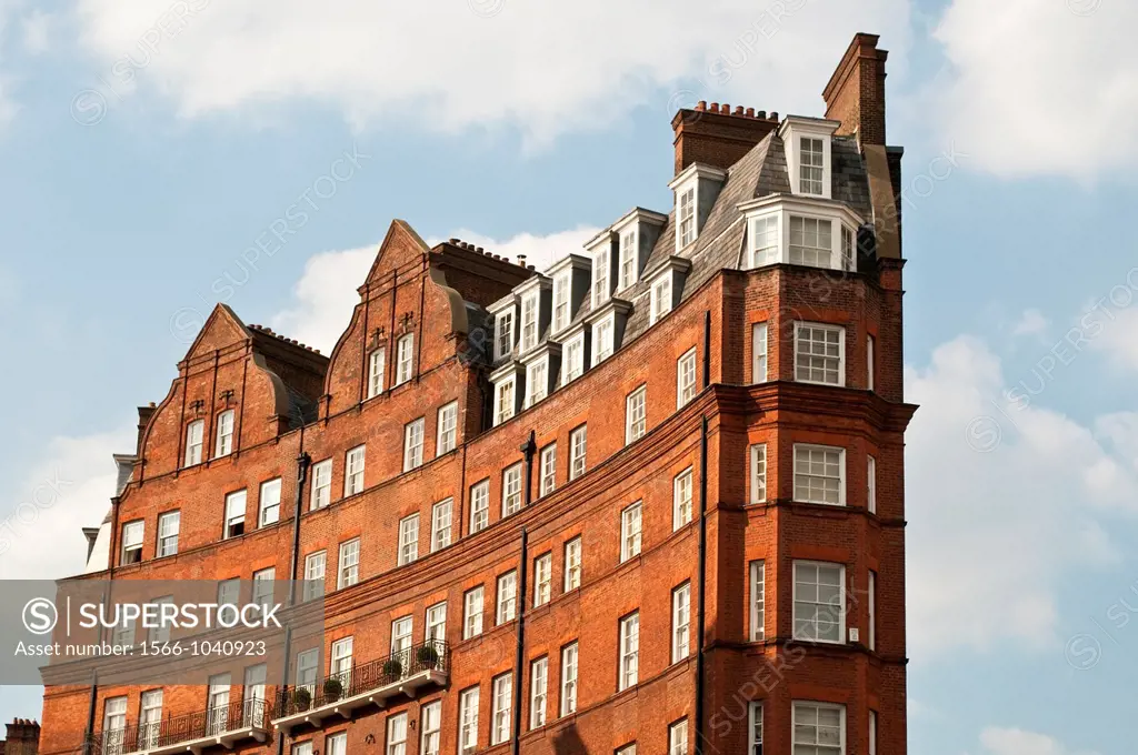 Apartments block, South Kensington, London, UK