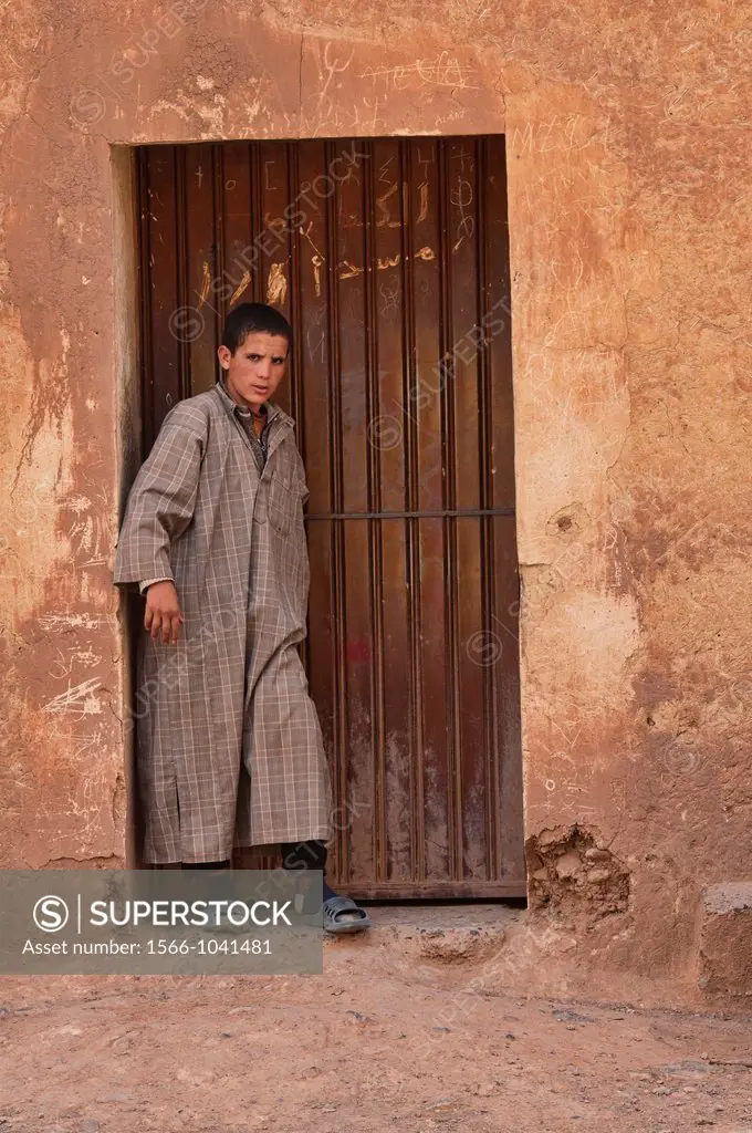 Berber boy in the Southern Atlas Mountains, Morocco