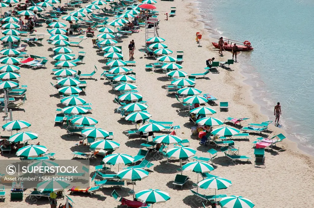 Termoli, Italy: the beach in summertime