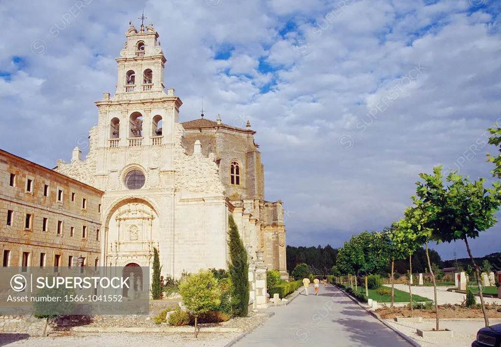 Santa Maria de la Vid monastery. La Vid, Burgos province, Castilla Leon, Spain.