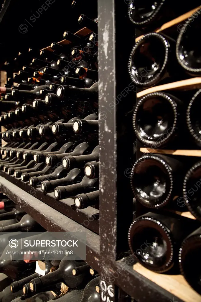 Wine cellar in La Rioja, Spain, Europe