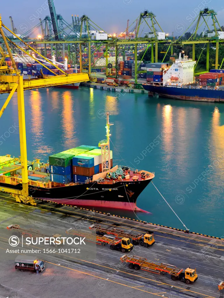 PSA Singapore Terminals is the worlds largest container transhipment hub, handling about one-fifth of the world´s total container transhipment throug...