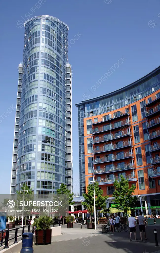 Number One Tower apartments Gunwharf Quays Portsmouth