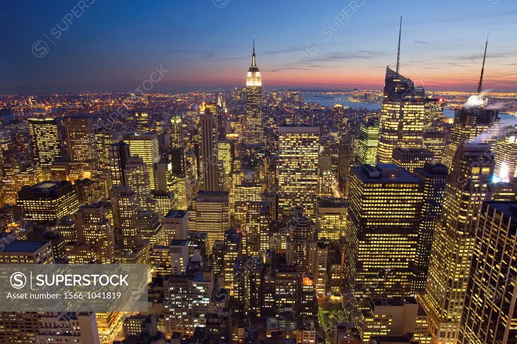 Midtown Skyline Manhattan New York City USA