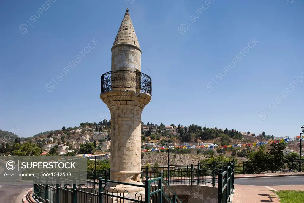 Mineret Mosque Safed Old Hilltop Village Upper Galilee Israel