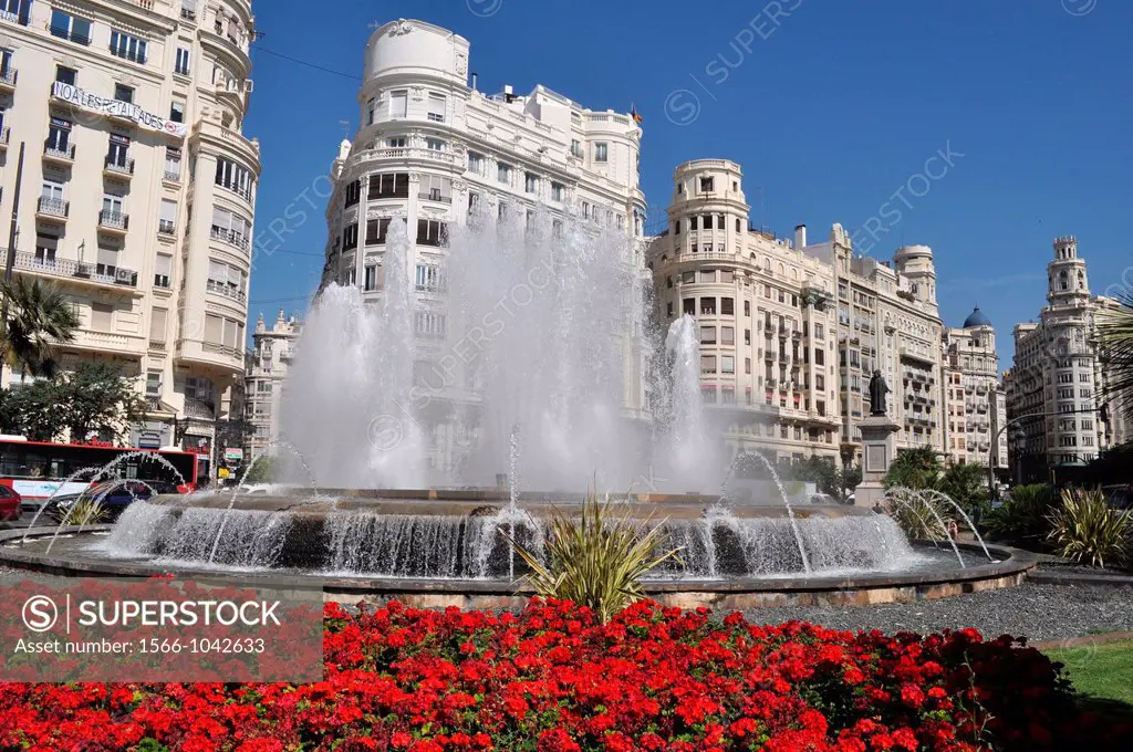 Valencia, Spain: Plaza del Ayuntamiento