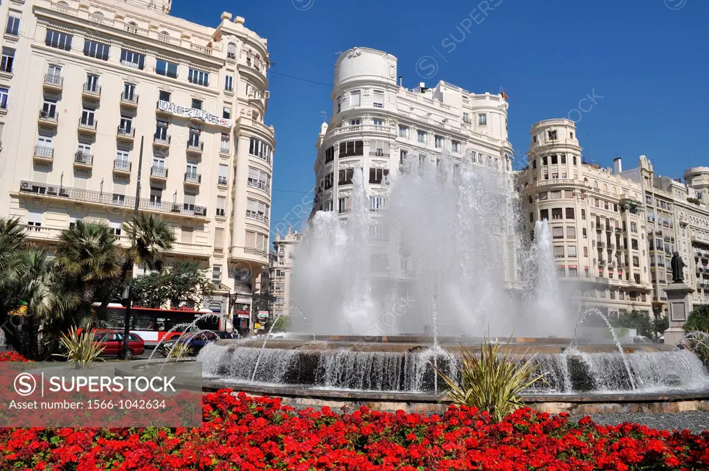 Valencia, Spain: Plaza del Ayuntamiento