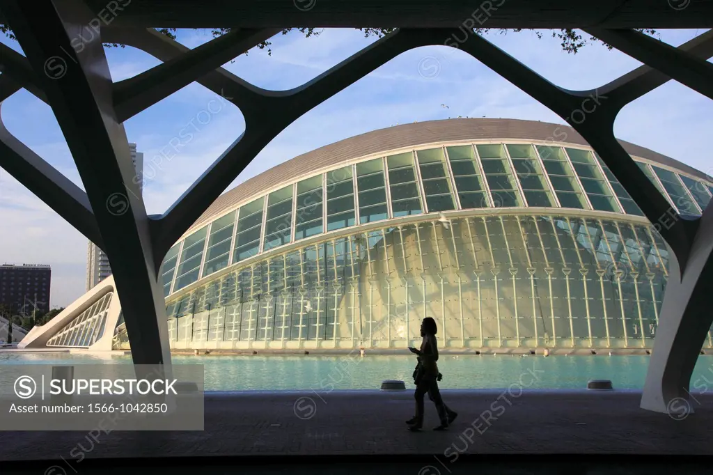 Spain, Valencia, City of Arts and Sciences, Hemisferic,