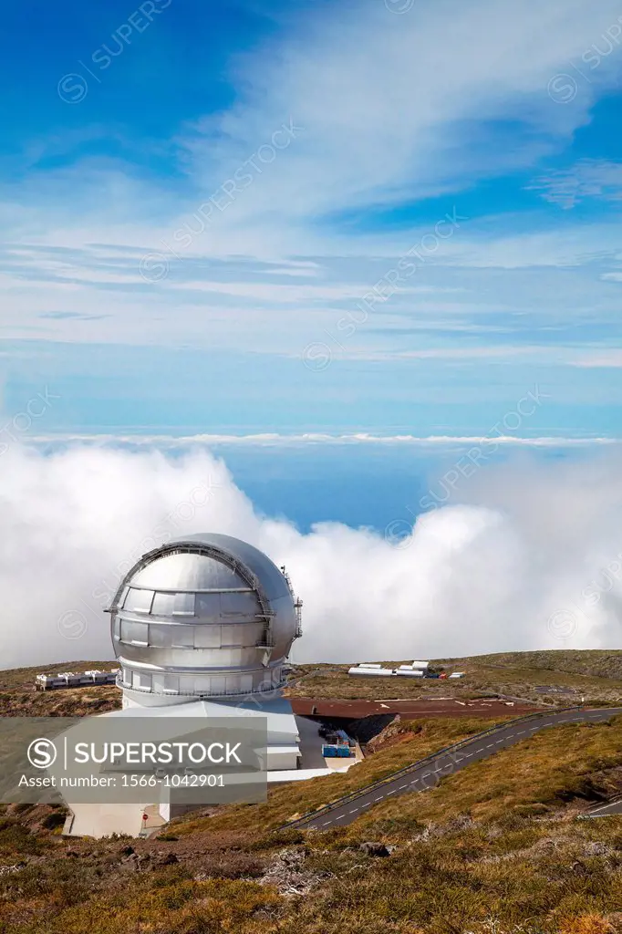 The Gran Telescopio CANARIAS GTC, Roque de los Muchachos Observatory, Caldera de Taburiente National Park, La Palma, Canary Islands, Spain