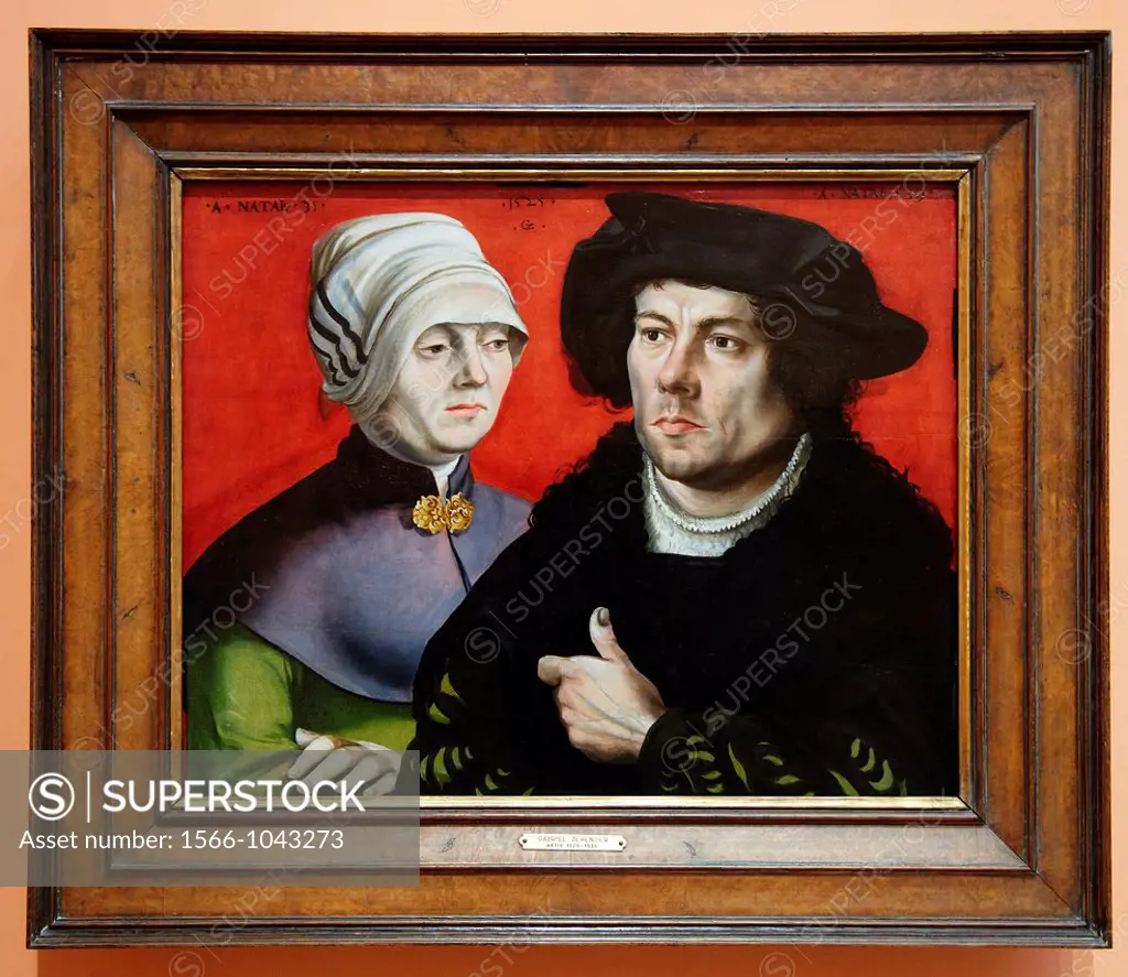 ´Portrait of a married couple´, Gabriel Zehender, 1525, Thyssen Bornemisza Museum, Madrid, Spain