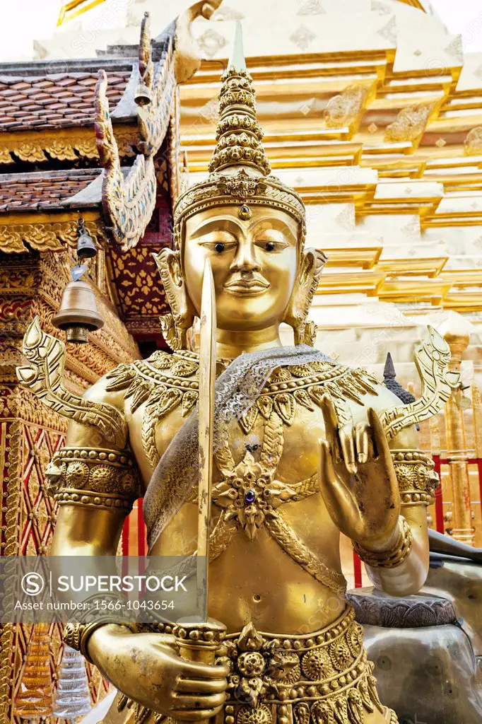 Wat Phrathat, Doi Suthep temple, Chiang Mai, Thailand.