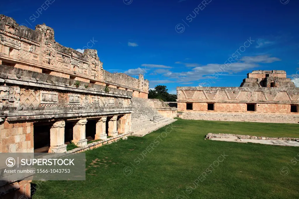 The Nunnery Quadrangle Cuadrangulo de las Monjas in the ancient Mayan city of Uxmal  Uxmal  Mexico.