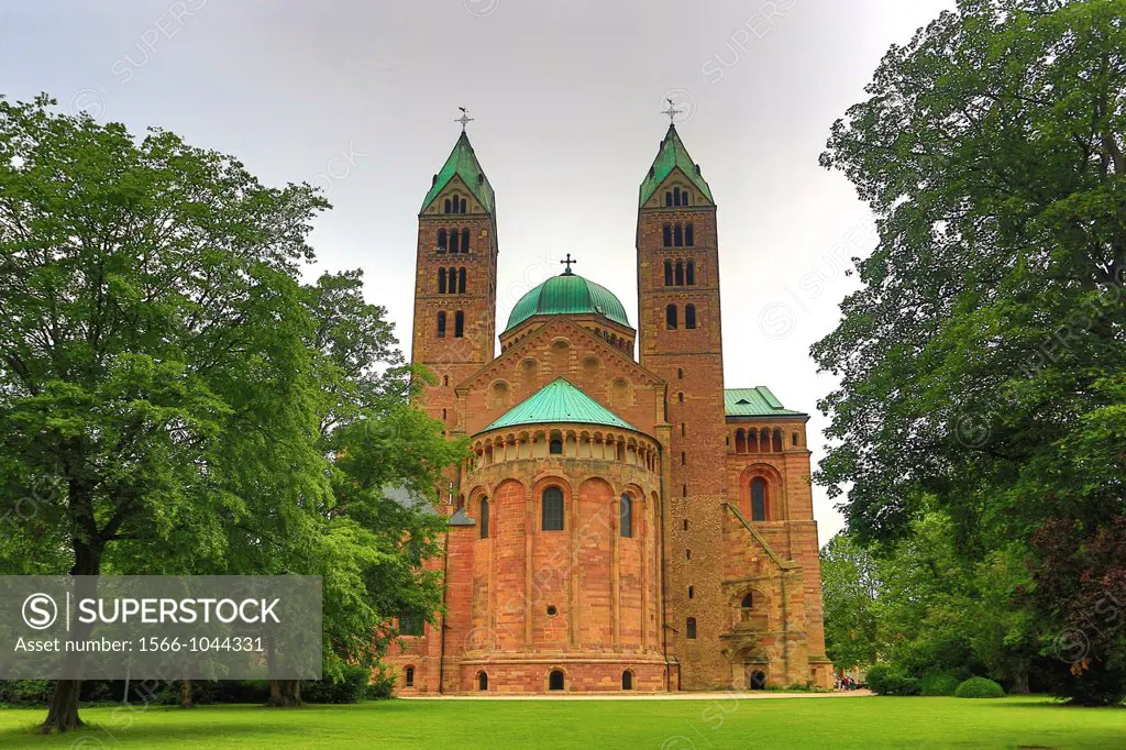 Germany , Speyer City , Speyer Imperial Cathedral W H