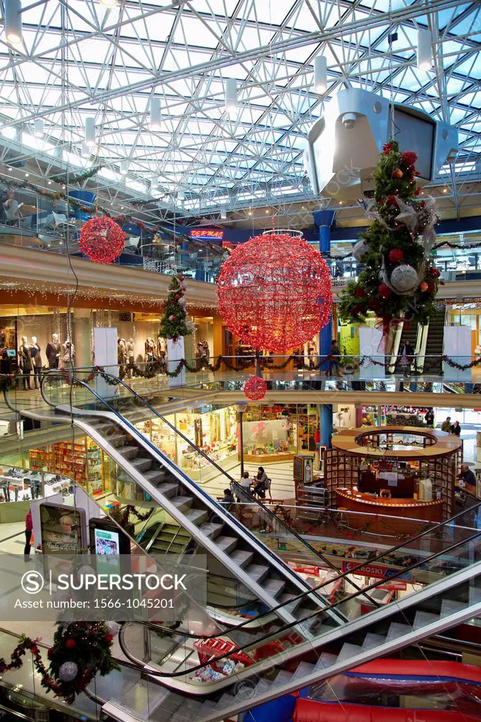 Christmas Decoration Shopping Center, Donostia, San Sebastian, Gipuzkoa, Basque Country, Spain