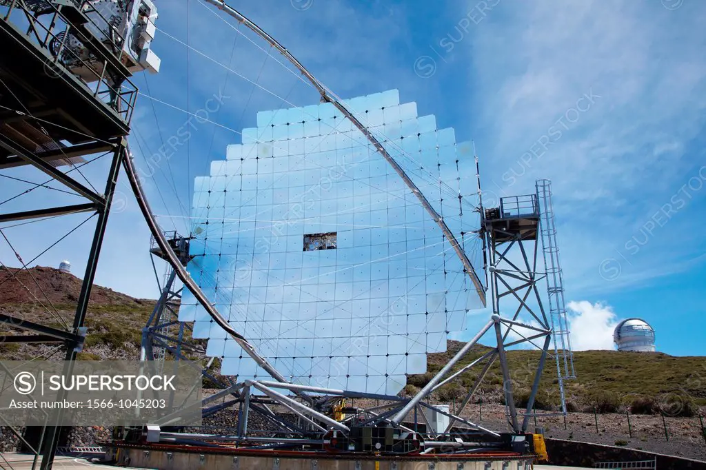 The MAGIC Telescopes, Roque de los Muchachos Observatory, La Palma, Canary Islands, Spain. The cosmos and its evolution are studied using all radiatio...