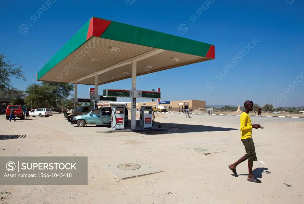 petrol station in Namibia