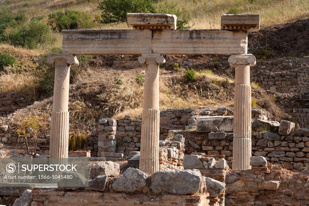 Columns at Ephesus, Turkey