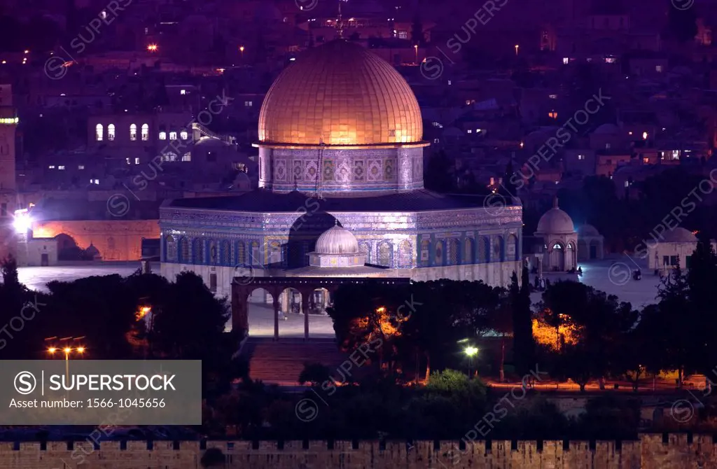 Dome Of The Rock Temple Mount Old City Jerusalem Israel