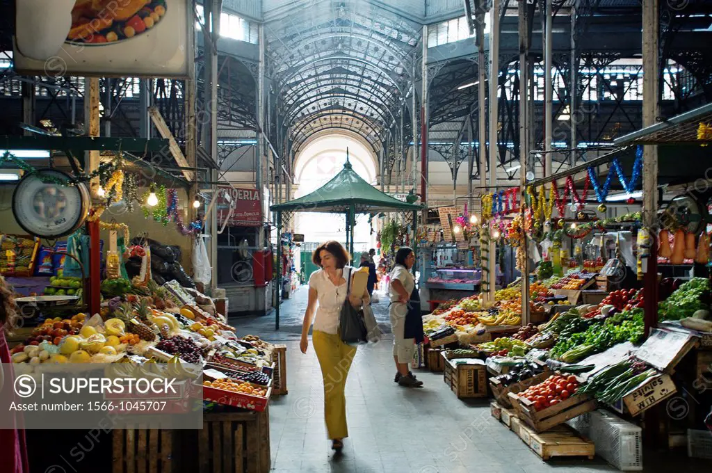fruits Market, San Telmo District, Buenos Aires, Argentina.