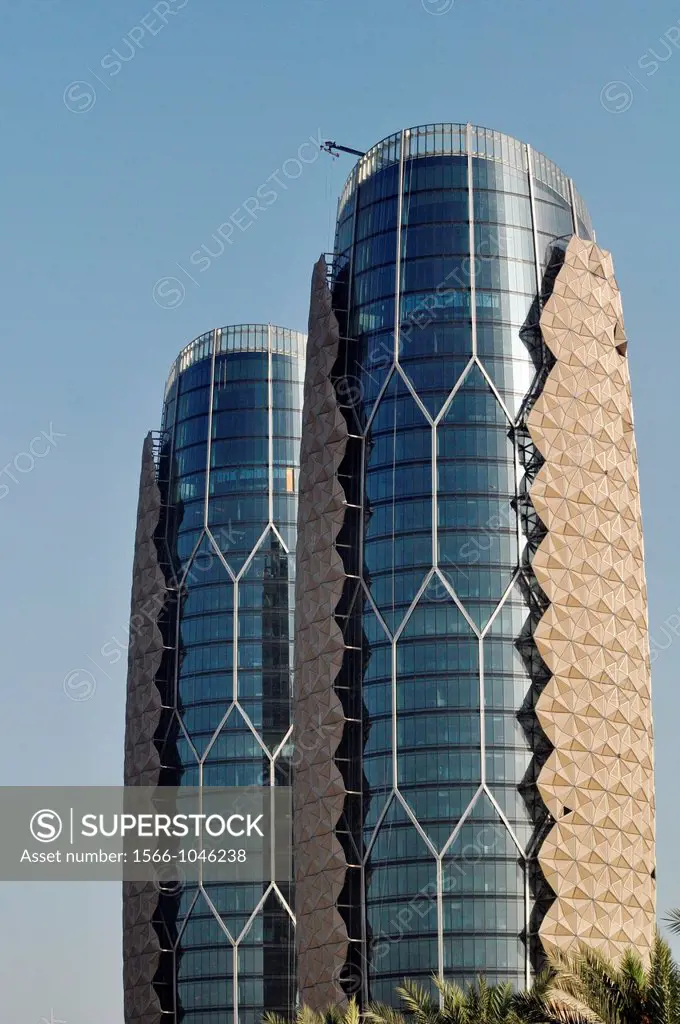 Abu Dhabi, United Arab Emirates: modern skyscrapers  