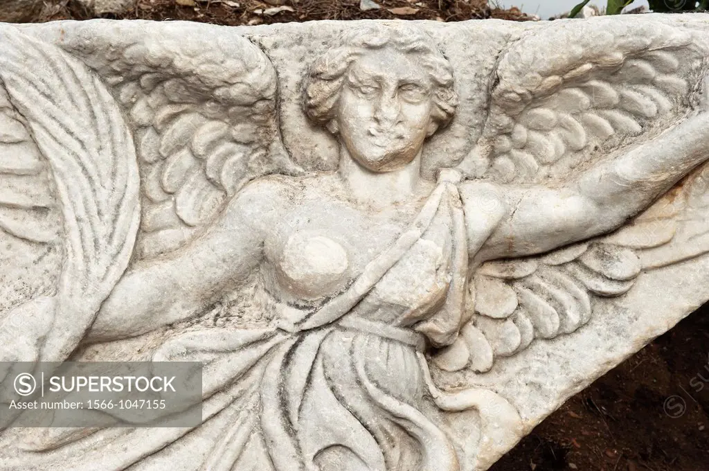 Nike sculpture, the Victory Goddess, Ephesus, Izmir Province, Turkey