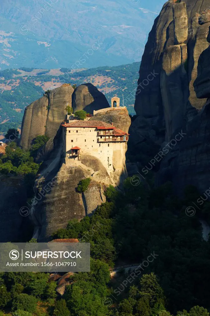 Greece, Thessaly, Meteora, Uesco World Hertitage, Agios Nikolaos monastery