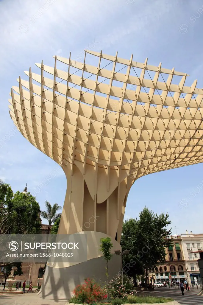 Spain, Andalusia, Seville, Metropol Parasol Building,