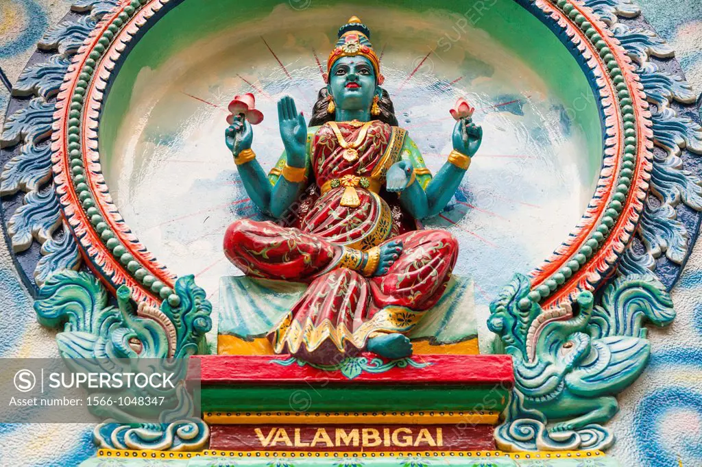 Valambigai statue, Mariamman Hindu Temple, Ho Chi Minh City, Saigon, Vietnam