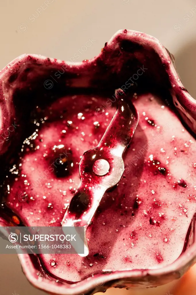 Mixer with berries