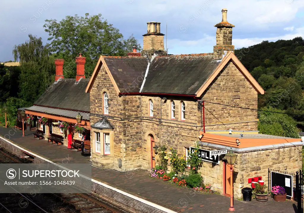 Highley´s Severn Valley Railway Station, Shropshire, England, Europe