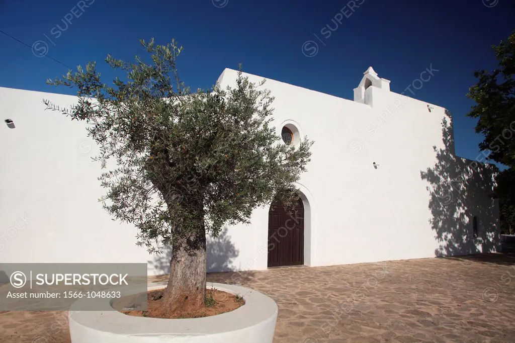 Santa Agnes de Corona Church at Ibiza, Balearic Islands, Spain