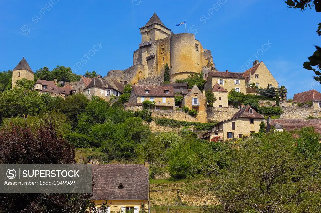Castle, Castelnaud la Chapelle, Perigord, Dordogne valley, Perigord Noir, Aquitaine, France, Europe