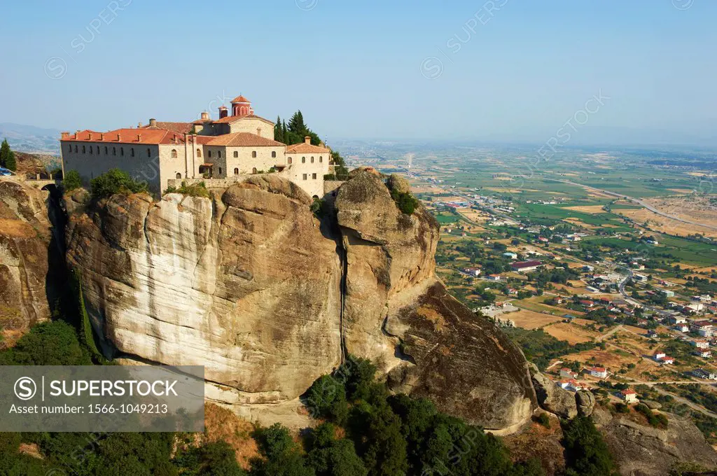 Greece, Thessaly, Meteora, Unesco World Hertitage, Agios Stefanos monastery